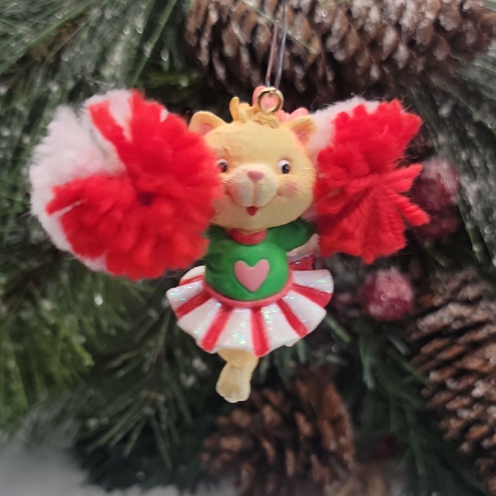 AGC Cheerleader Cat Ornament 2001
